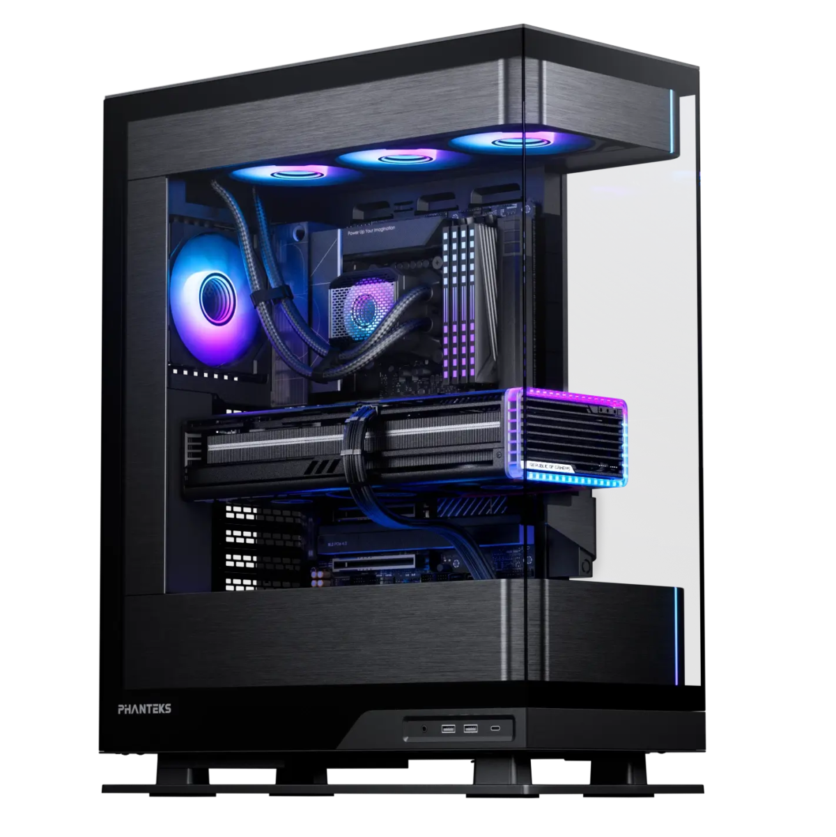 EVOLV X2 POWERED BY ASUS ROG - RYZEN 7 9800X3D + RTX 5080 ROG ASTRAL + 64GB